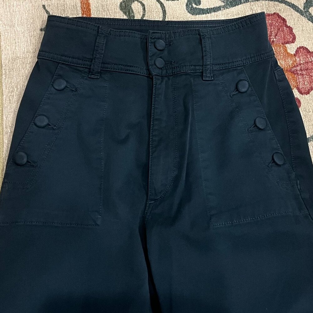 DL1961 Hepburn wide leg pants, Blue, Sailor style